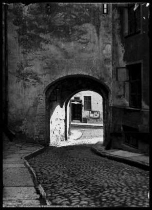 Reval, Tallinn: Tor am Langen Domberge [Reproduktion eines Fotos]