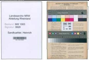 Entnazifizierung Heinrich Sandkuehler , geb. 12.09.1903 (Dreher)