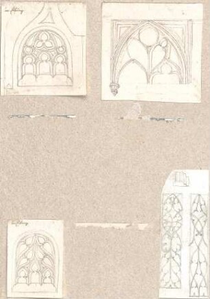 Hoffstadt, Friedrich; Kassette 2: Mappe III.5, Chorstühle und Betstühle (1188-1196) - Details