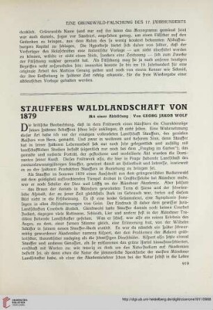 3: Stauffers Waldlandschaft von 1879