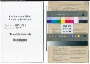 Entnazifizierung Heinrich Tinnefeld, geb. 09.03.1880 (Justizhelfer)