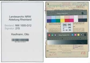Entnazifizierung Otto Kaufmann , geb. 17.05.1894 (Ingenieur)