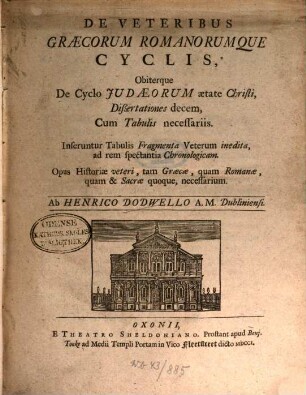 De veteribus Graecorum et Romanorum cyclis