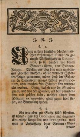 Georg Michaelis Gründliche Vortheile, Allerhand Arten Von Sonnen-Uhren zu verfertigen : Nebst verschiedenen Angenehmen Erfindungen und vielen Kupffern vermehrter und mit verschiedenen artigen und nützlichen Anmerckungen