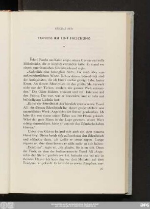 Reschat Nuri Prozess Um Eine Fälschung