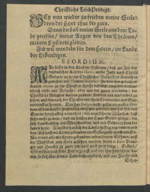 Text zur Leichenpredigt. [...] 116. Psal. v. 7. 8. 9. und lautet also: