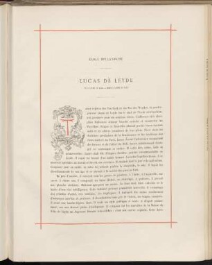 Lucas de Leyde. Né a Leyde en 1494. - Mort a Leyde en 1533