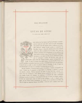 Lucas de Leyde. Né a Leyde en 1494. - Mort a Leyde en 1533
