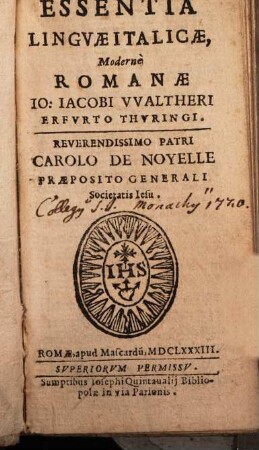 Essentia linguae Italicae moderne Romanae
