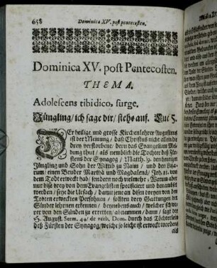 Dominica XV. post Pentecosten. - Dominica XVII. post Pentecosten.