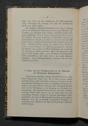 2. Pencz und die Wandmalereien an der Südwand des Nürnberger Rathaussaales.