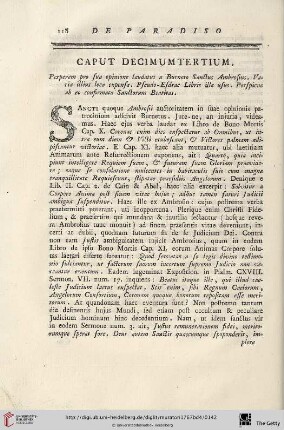 Caput decimumtertium