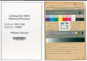 Entnazifizierung Konrad Wieland , geb. 01.04.1915 (Zimmerer)