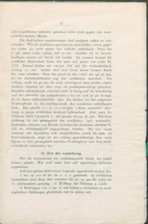 II. Zeit der entstehung.