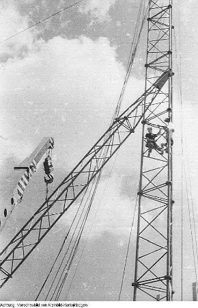 Dresden, Niedersedlitz. VEB Sachsenwerk Niedersedlitz, Oktober 1952