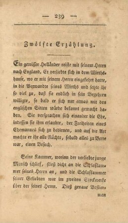 Zwölfte Erzählung