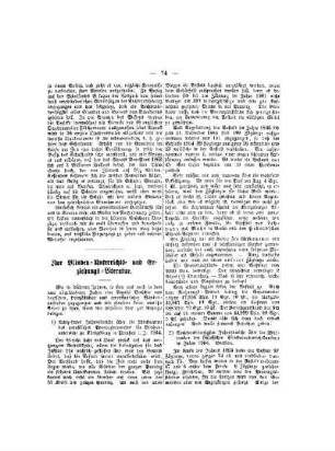 Zur Blinden - Unterrichts - und Erziehungs - Literatur