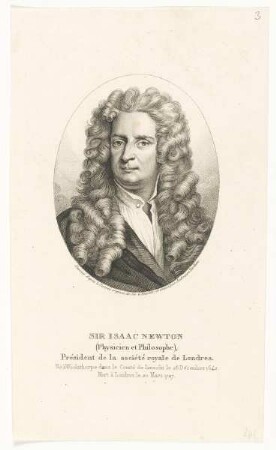 Bildnis des Sir Isaac Newton