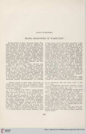 29: Brama Krakowska w Warszawie