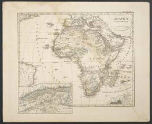 Afrika [Hand-Atlas über alle Theile der Erde nach dem neuesten Zustande und über das Weltgebäude]