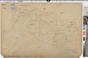 Wettringen (Wettringen), Umlegung Wettringen, Bl. 10 Zuteilungskarte Flur 21