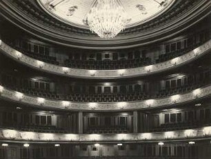 Berlin. Staatsoper Unter den Linden, Inneres, Zuschauerraum