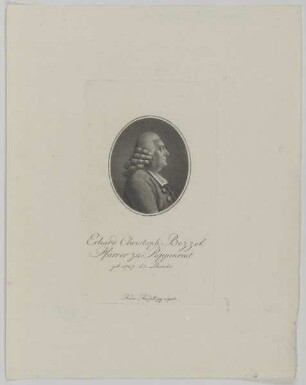 Bildnis des Erhard Christoph Bezzel