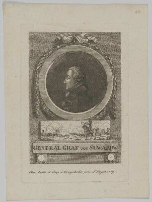 Bildnis des General Graf von Suwarow