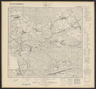 Messtischblatt 5275 = [3085] : Radau, heute Radawie, Polen, 1942 : Messtischblatt 5275 = [3085] : Radau. - Hrsg. 1883; bericht. 1939; Ausg. 1942. - [Berlin] : Reichsamt für Landesaufnahme, 1942. - 1 Kt. : einfarbig. - Mit Zeichenerkl., Höhenlinien u. Höhenang. - Mit politischen Grenzen