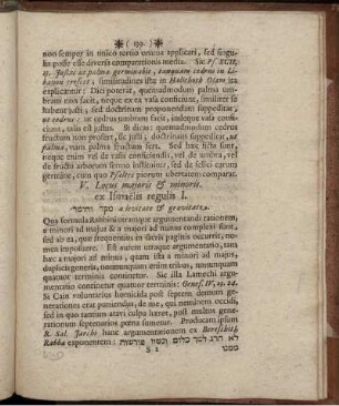 V. Locus majoris & minoris.