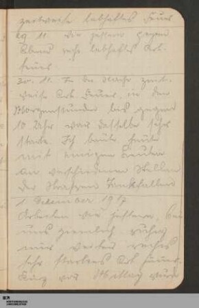 1. - 31. Dezember 1917
