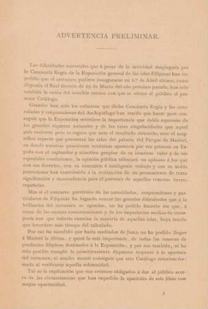 Advertencia preliminar
