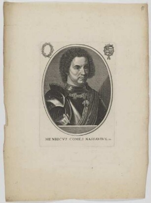 Bildnis des Henricvs, Graf von Nassau