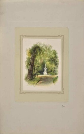 Die Frosch-Fontäne in Sanssouci