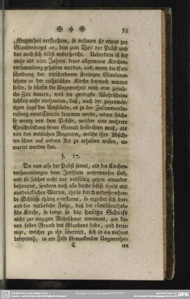§. 17. Die Catholiken haben keine festen Grund des Glaubens