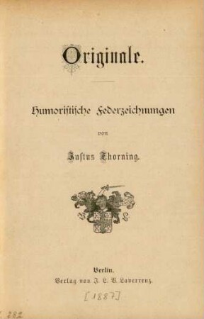 Originale : humoristische Federzeichnungen