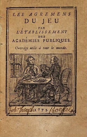 Les Agremens Du Jeu