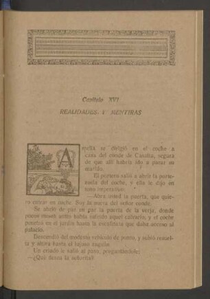 Capítulo XVI - Realidades y mentiras