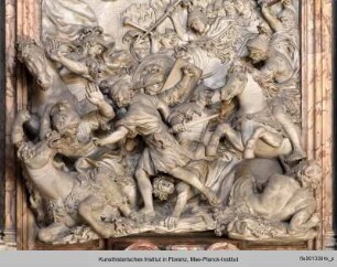 Andrea Corsinis Beihilfe in der Schlacht bei Anghiari - Skulpturenprogramm