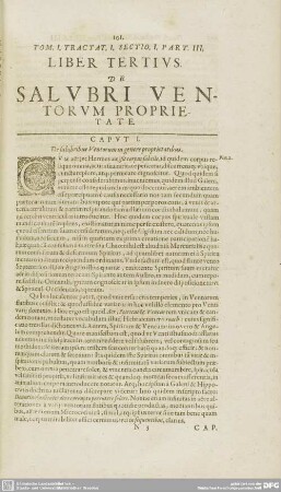 LIBER TERTIUS. DE SALUBRI VENTORUM PROPRIETATE.