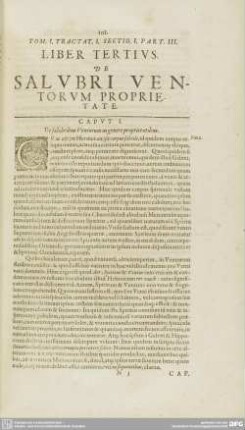 LIBER TERTIUS. DE SALUBRI VENTORUM PROPRIETATE.