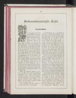 Siebenundzwanzigste Tafel.