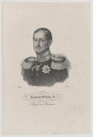 Bildnis des Friedrich Wilhelm III., König von Preussen