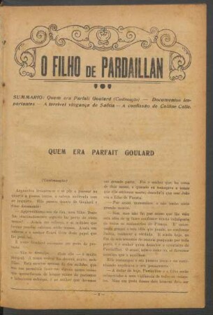 Quem era Parfait Goulard (Continuação)