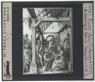 Dürer, Anbetung der Könige (1511) (Holzschnitt)