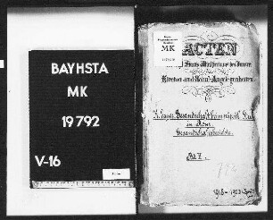 Kgl. Bayer. Gesandtschaft beim päpstlichen Stuhl in Rom. Gesandtschaftsberichte.