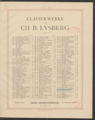 Op. 156, Romance sans parole [!]