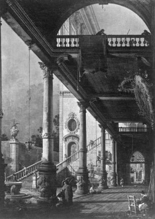 Hof eines Palastes