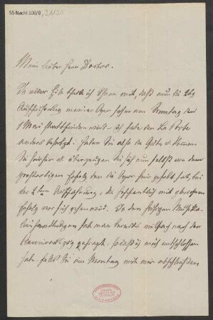 Brief an B. Schott's Söhne : 29.04.1887