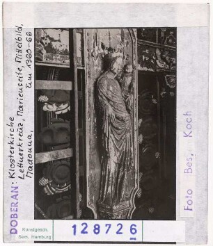 Doberan: Klosterkirche, Lettnerkreuz, Madonna